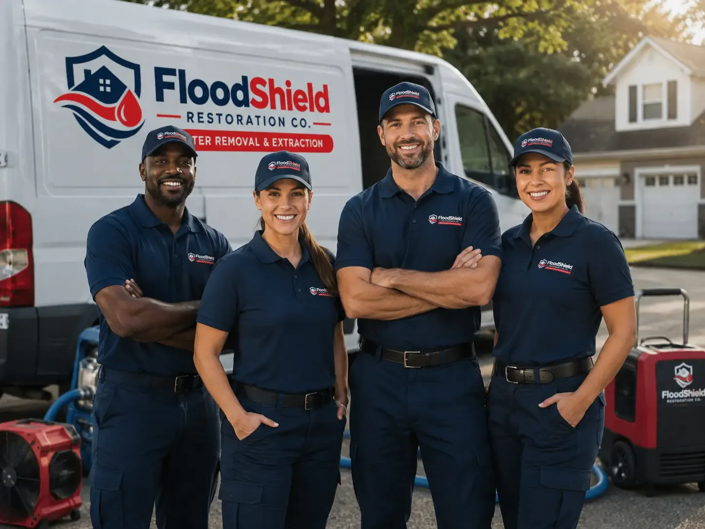 Flood Damage Restoration company in Woodbury Heights, NJ
